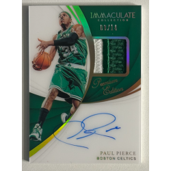 Paul Pierce 2018-19 Immaculate Collection Patch Autograph