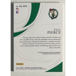 Paul Pierce 2018-19 Panini Immaculate Game Used Jersey Red auto 11/25