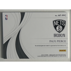 Paul Pierce 2018-19 Immaculate Collection Materials Red 11/25