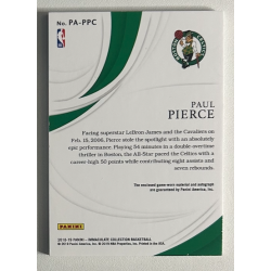 Paul Pierce 2018-19 Immaculate Collection Patch Autographs Gold 10/10