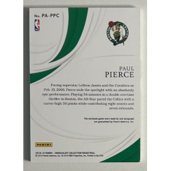 Paul Pierce 2018-19 Immaculate Collection Patch Autographs 07/34