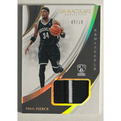 Paul Pierce 2018-19 Immaculate Collection Materials Gold 5/10