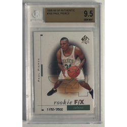 PAUL PIERCE 1998-99 SP AUTHENTIC Rookie 1152/3500 BGS 9.5