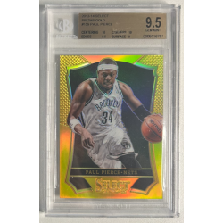 PAUL PIERCE 2013-14 SELECT PRIZMS GOLD 01/10 BGS 9.5