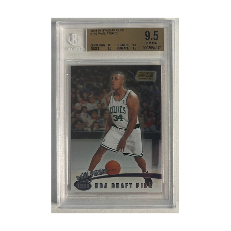 PAUL PIERCE 1998-98 STADIUM CLUB Rookie BGS 9.5