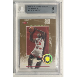 RON ARTEST 2000-01 FLEER AUTHORITY PROMIENCE 69/75 BGS 9