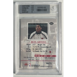RON ARTEST 2000-01 FLEER AUTHORITY PROMIENCE 69/75 BGS 9