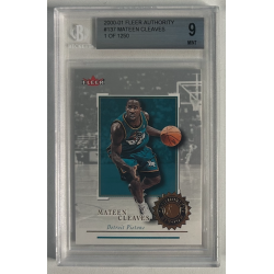 MATEEN CLEAVES 2000-01 FLEER AUTHORITY 1/1250 BGS 9