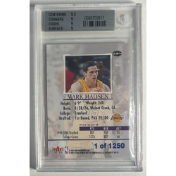 MARK MADSEN 2000-01 FLEER AUTHORITY 1/1250 BGS 9