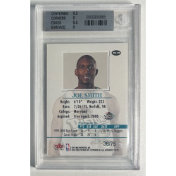 JOE SMITH 2000-01 FLEER AUTHORITY PROMINENCE 38/75 BGS 9
