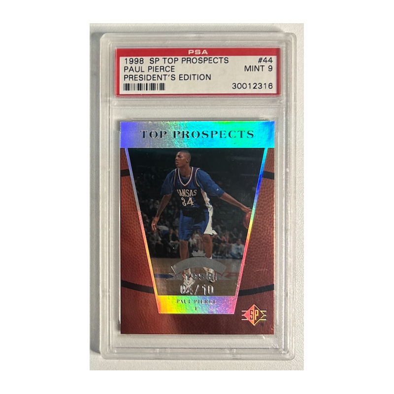 PAUL PIERCE 1998 SP TOP PROSPECTS PRESIDENT'S EDITION 04/10