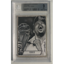 PAUL PIERCE 2008-09 TOPPS HARDWOOD SKETCHES 1/1 BGS 9