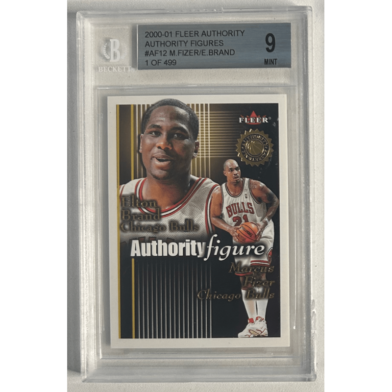 FIZER / BRAND 2000-01 FLEER AUTHORITY FIGURES 1/499 BGS 9