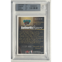 SWIFT / A -RAHIM 2000-01 FLEER AUTHORITY FIGURES 1/499 BGS 9
