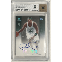 PAUL PIERCE 2004-05 SP SIGNATURE EDITION AUTO 04/34 BGS 8