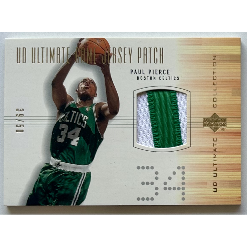 Paul Pierce 2000-01 Ultimate Collection Game Jerseys Patches 39/50