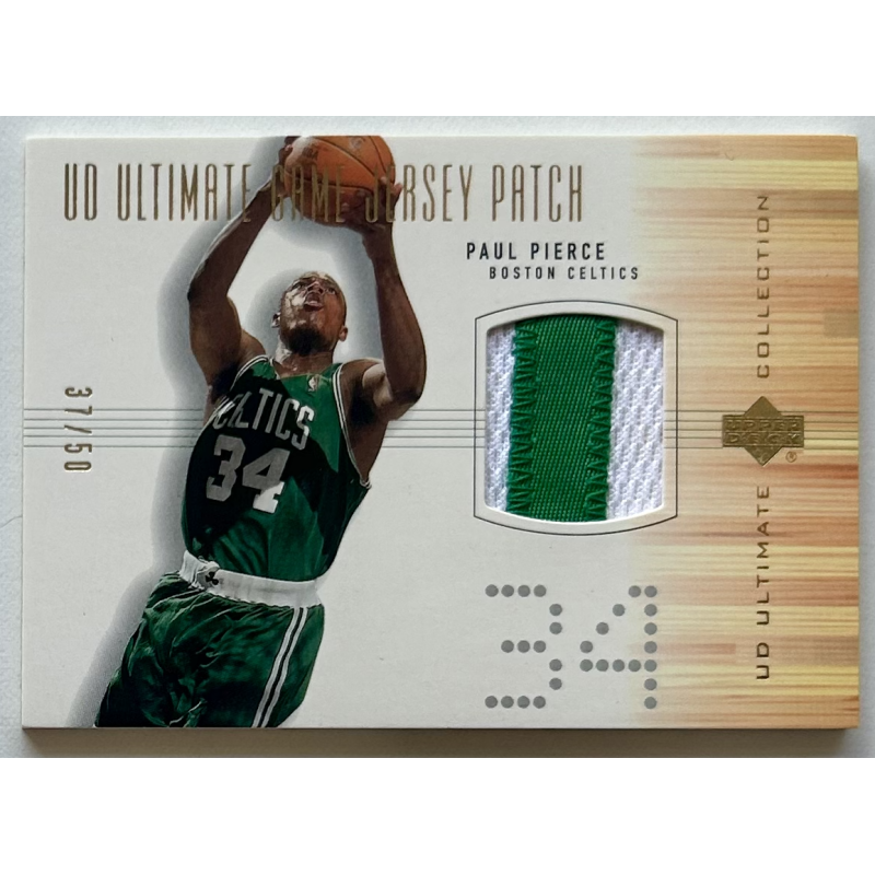 Paul Pierce 2000-01 Ultimate Collection Game Jerseys Patches 37/50
