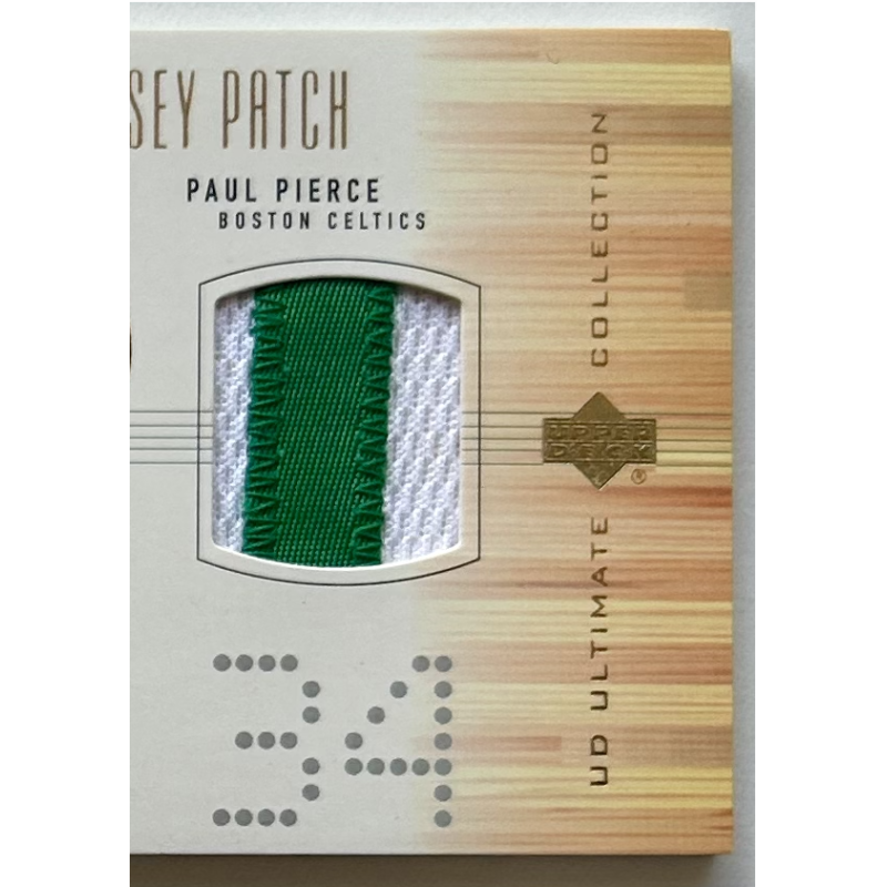 Paul Pierce 2000-01 Ultimate Collection Game Jerseys Patches 37/50