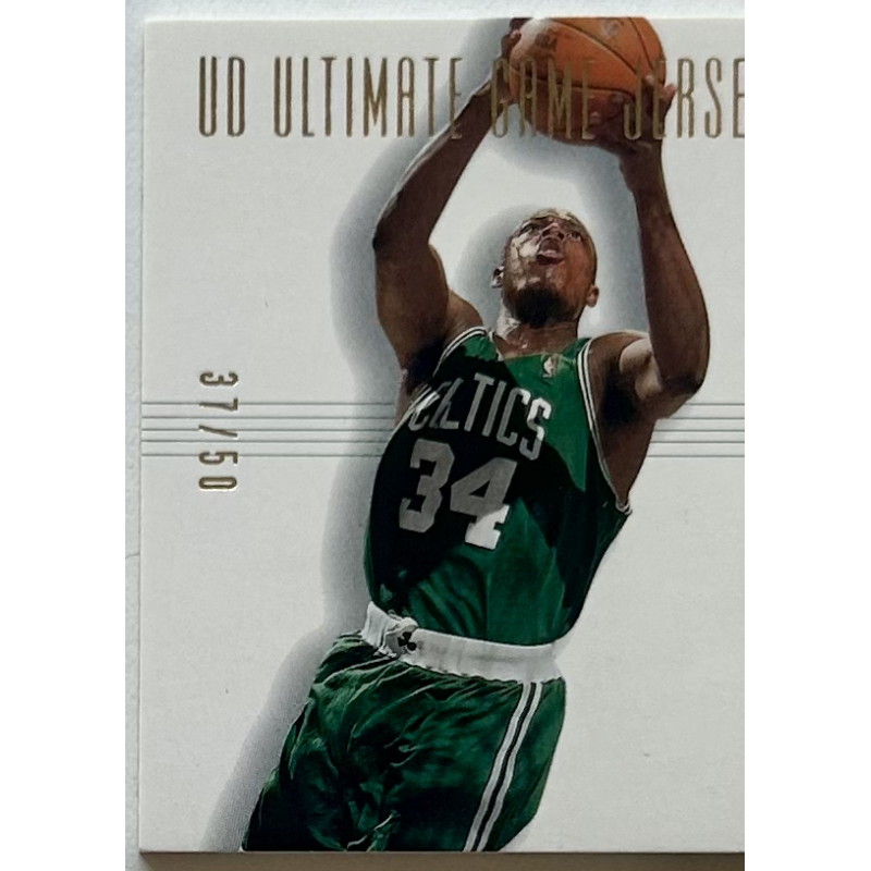 Paul Pierce 2000-01 Ultimate Collection Game Jerseys Patches 37/50