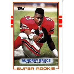 AUNDRAY BRUCE 1989 TOPPS RC " SUPER ROOKIE "