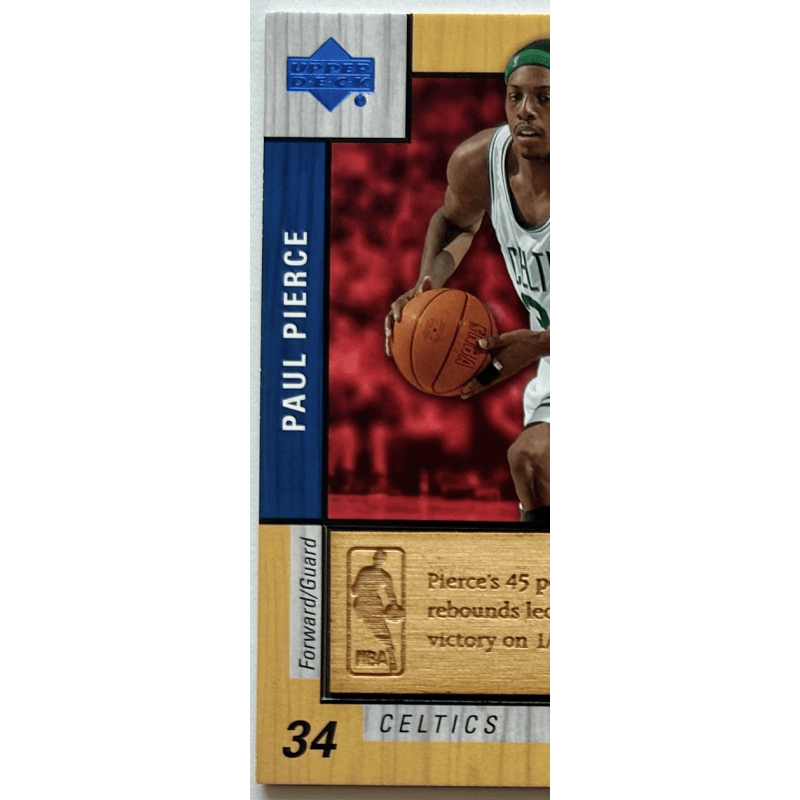 Paul Pierce 2004-05 Upper Deck Hardcourt Etched In Time 1/1