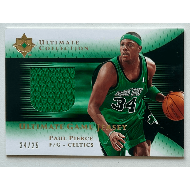 Paul Pierce 2005-06 Ultimate Collection Jerseys Gold 24/25