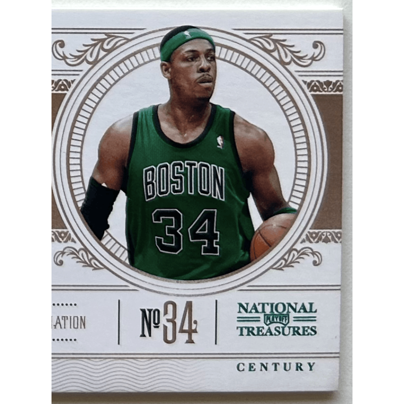 Paul Pierce 2010-11 Playoff National Treasures Century Platinum 1/1