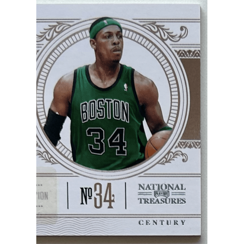 Paul Pierce 2010-11 Playoff National Treasures Century Signatures Platinum 1/1