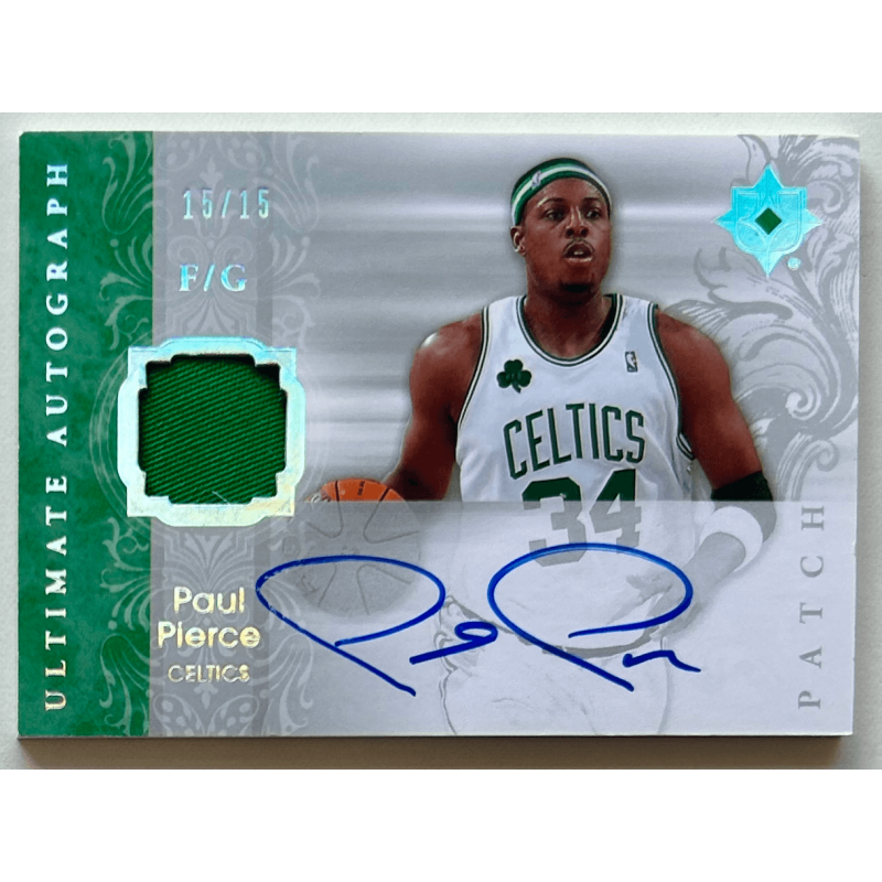 Paul Pierce 2006-07 Ultimate Collection Autographs Patch 15/15