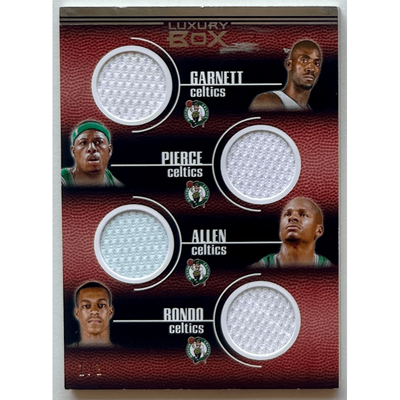 2007-08 Topps Luxury Box Quad Relics Platinum 1/1