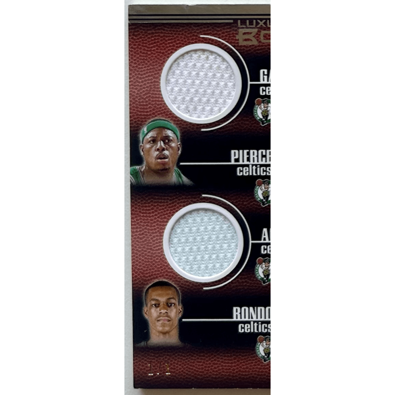 2007-08 Topps Luxury Box Quad Relics Platinum 1/1
