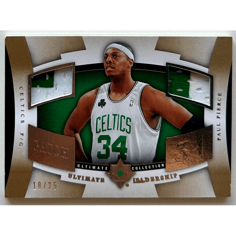 Paul Pierce 2007-08 Ultimate Collection Leadership Patches /25
