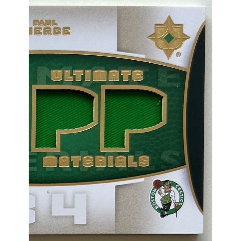 Paul Pierce 2007-08 UD Ultimate Collection Materials Gold 02/25