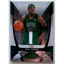 Paul Pierce 2009-10 Panini certified miror green 1/1 Convention National Baltimore