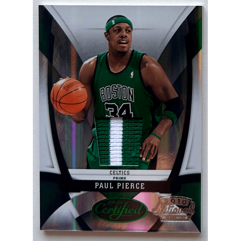 Paul Pierce 2009-10 Panini certified miror green 1/1 Convention National Baltimore