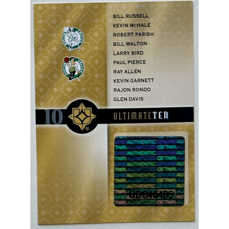 Kevin Garnett / Larry Bird... 2008-09 Ultimate Collection Jerseys Ten 07/15