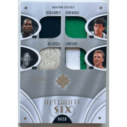 Paul Pierce / Larry Bird ... 2008-09 Ultimate Collection Patches Six 07/10