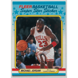 MICHAEL JORDAN 1988-89 Fleer stickers 7 OF 11