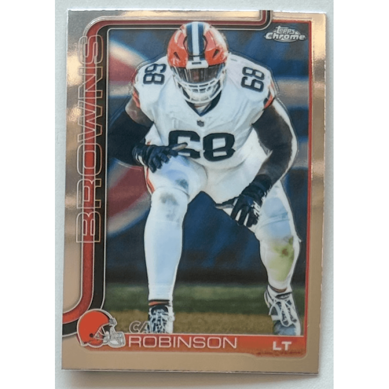 Cam Robinson 2025 Topps Chrome Football - 124