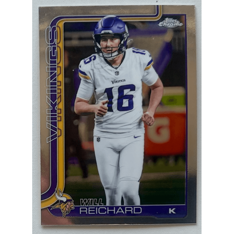 Will Reichard 2025 Topps Chrome Football - 203