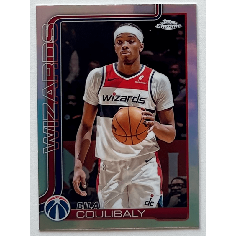 Bilal Coulibaly 2025 topps chrome refractor