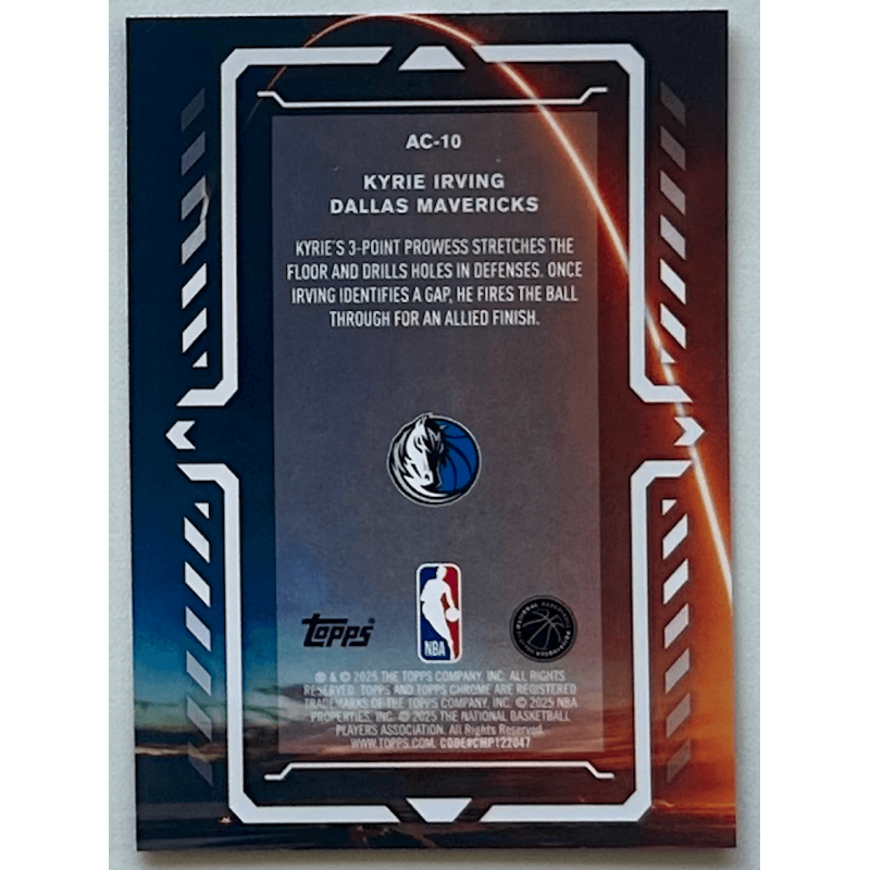 Kyrie Irving 2025 topps chrome activators