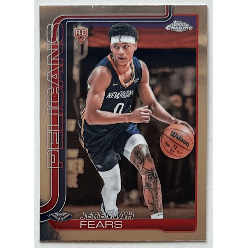 Jeremiah Fears 2025 topps chrome rookie