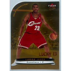 LEBRON JAMES 2003-04 Fleer Ultra Gold Medallion Lucky 13