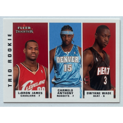 JAMES / WADE / ANTHONY 2003-04 Fleer Tradition Trio rookie - 300