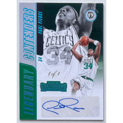 PAUL PIERCE 2018-19 Panini Contenders Legendary Contenders Autograph Platinum 1/1