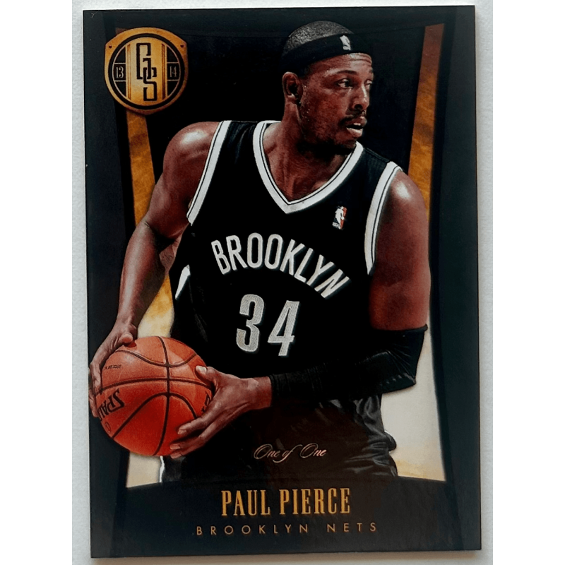 PAUL PIERCE 2013-14 Panini Gold Standard Black 1/1