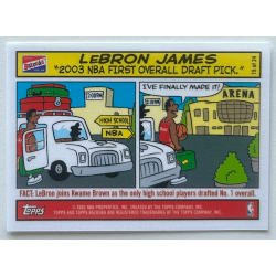 LEBRON JAMES 2003-04 Topps Bazooka Comics - 15