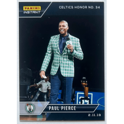 PAUL PIERCE 2017-18 Panini Instant Black Celtics honor no 34 SER 1/1