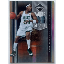 PAUL PIERCE 2010-11 Panini Limited banner season platinum spotlight blackbox 1/1